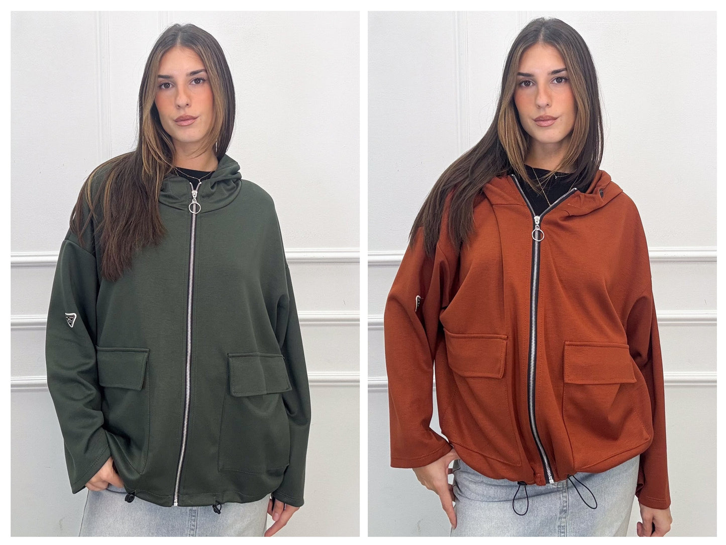 GILET capuche FLO - 2 couleurs