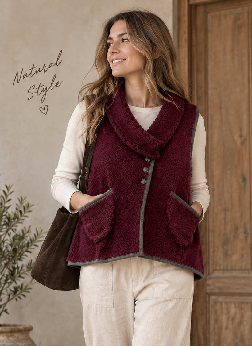 GILET TEDDY - 3 couleurs