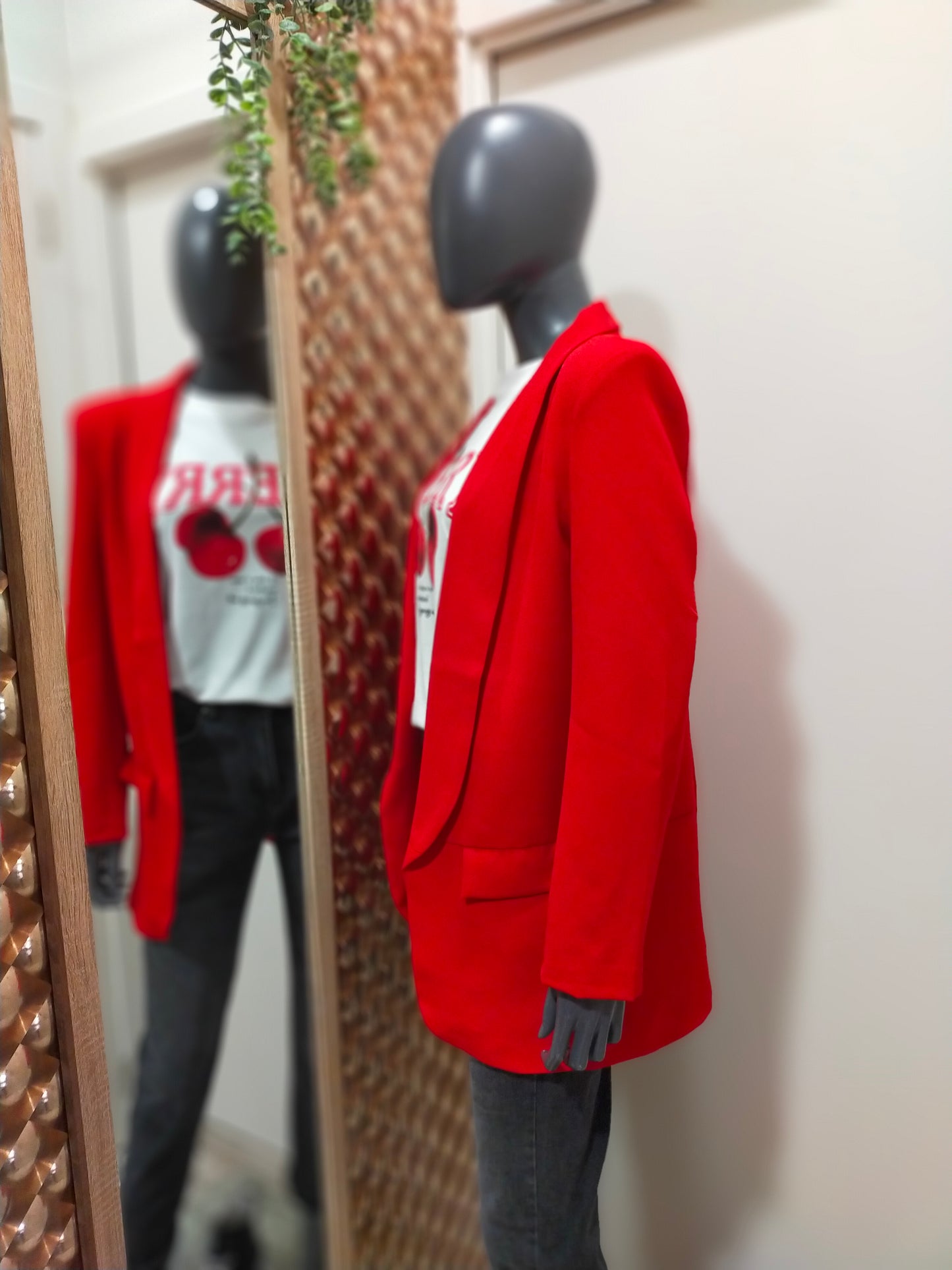 VESTE ROUGE