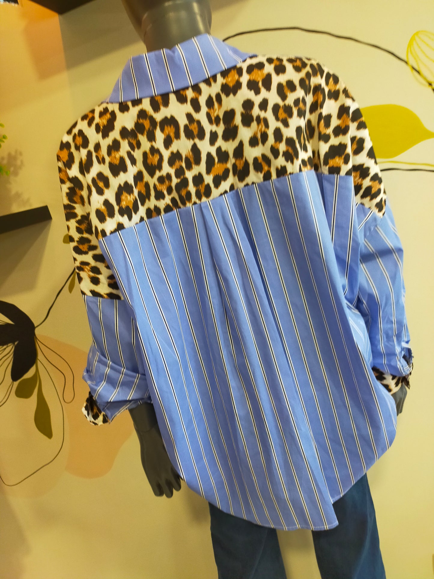 CHEMISE OVERSIZE LIGNÉ & LÉO