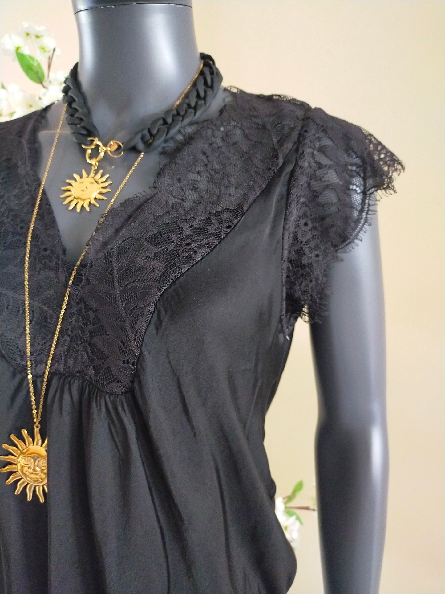 TOP AURORE Noir