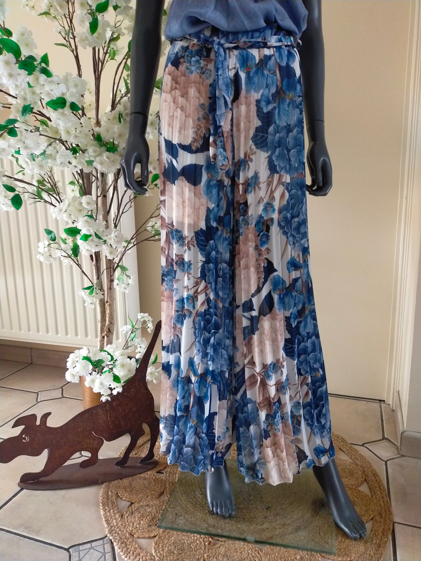 PANTALON HORTENSIA - Bleu