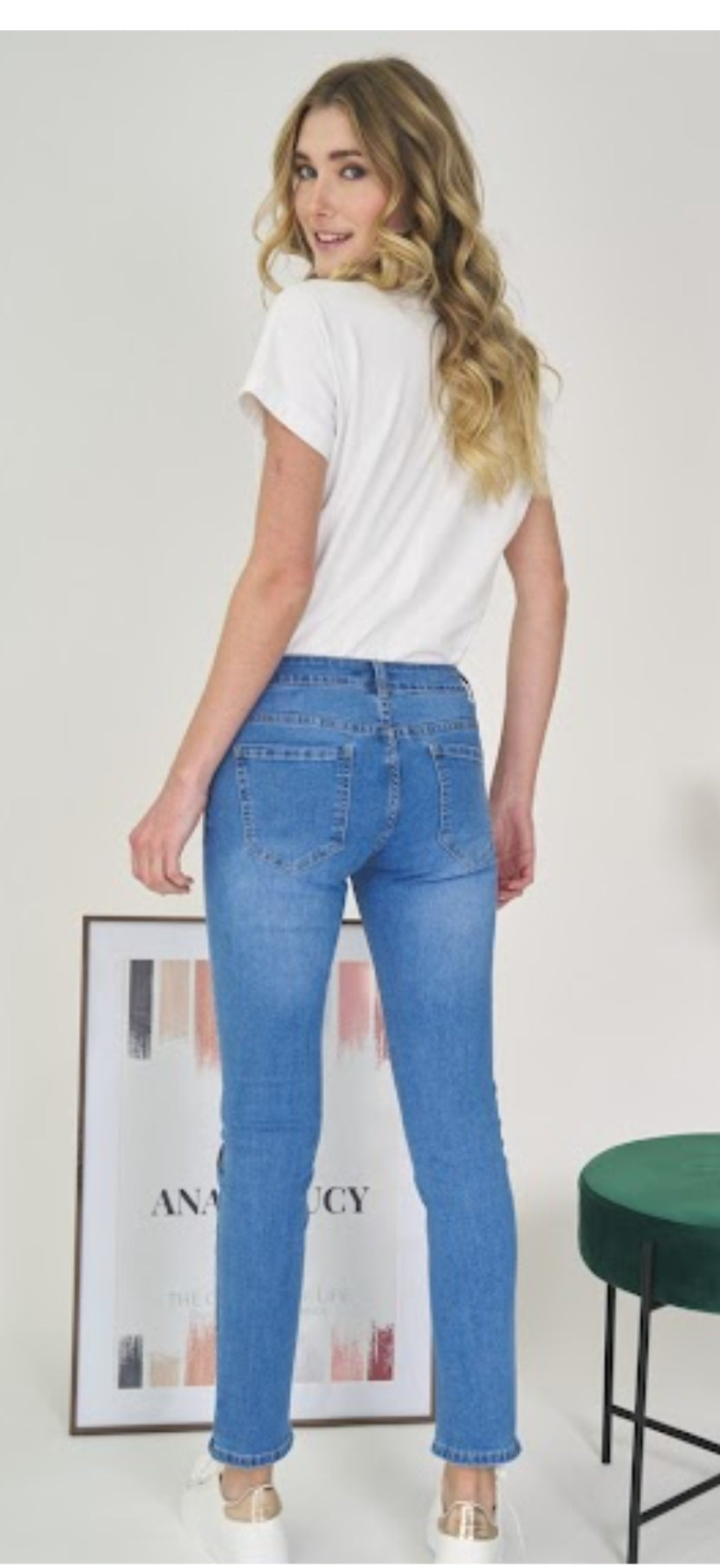 JEANS DROIT Taille basse