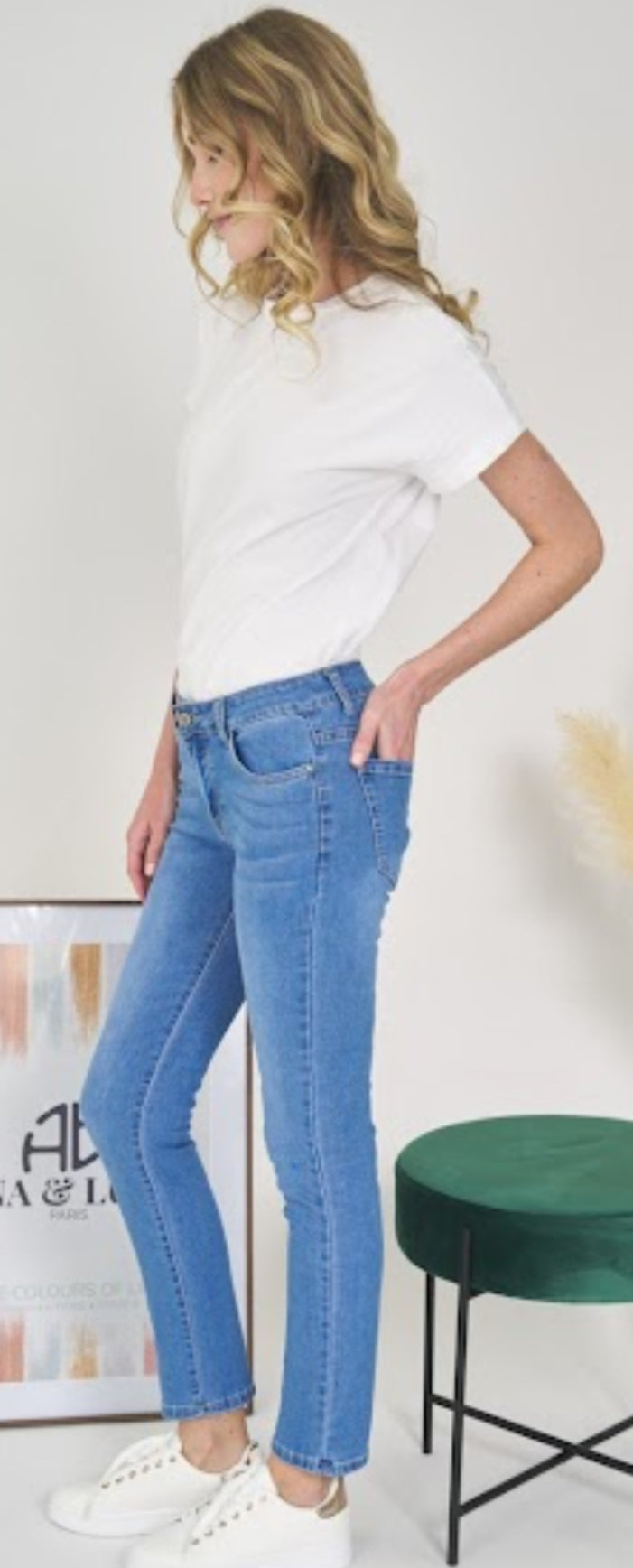 JEANS DROIT Taille basse