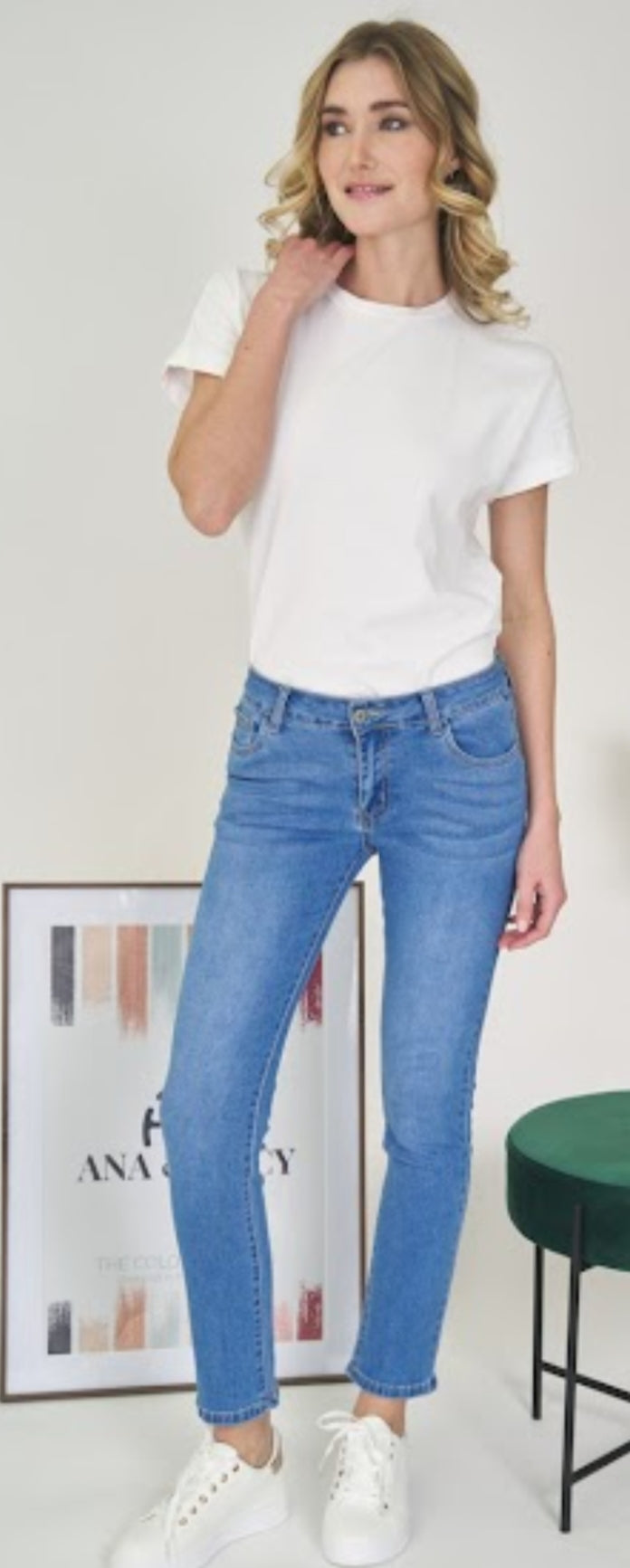 JEANS DROIT Taille basse