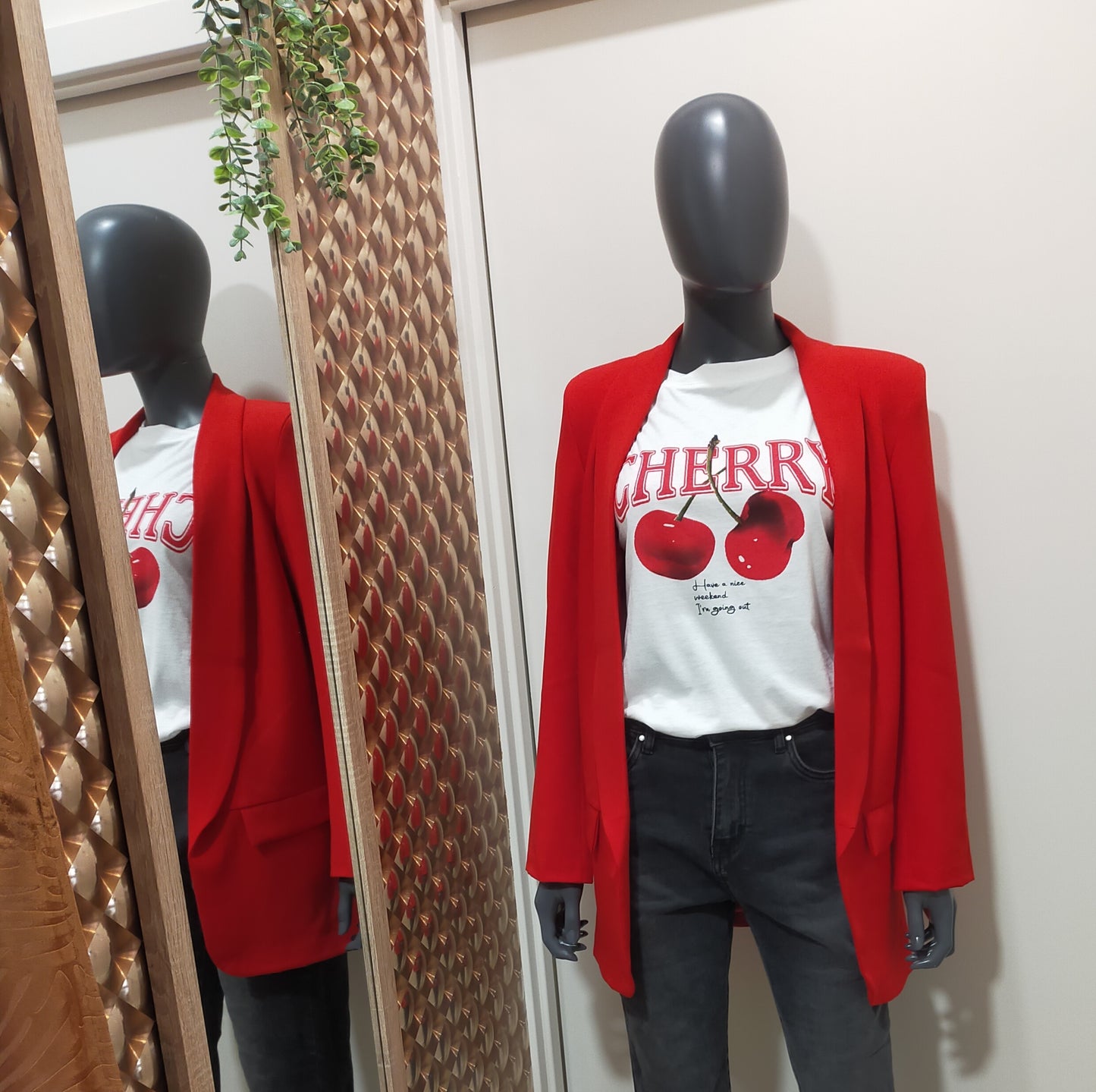 VESTE ROUGE