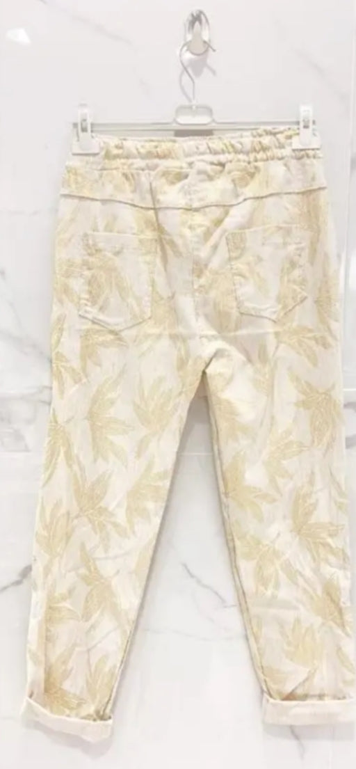 PANTALON BEIGE -DORÉ