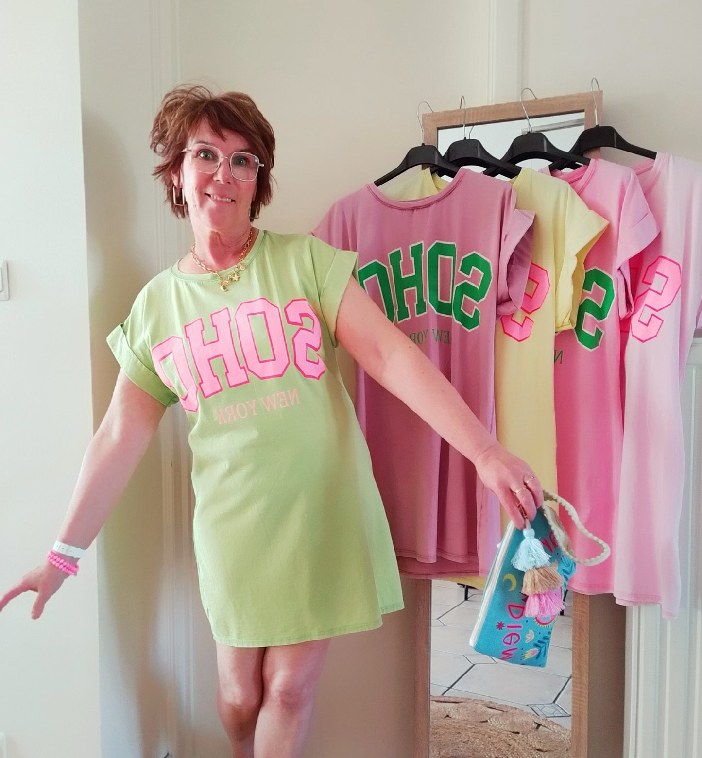 ROBE courte "SOHO" New York - 5 couleurs