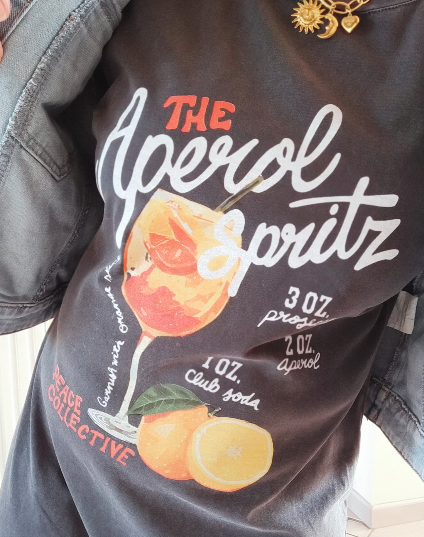 ROBE T-SHIRT - "Apérol"
