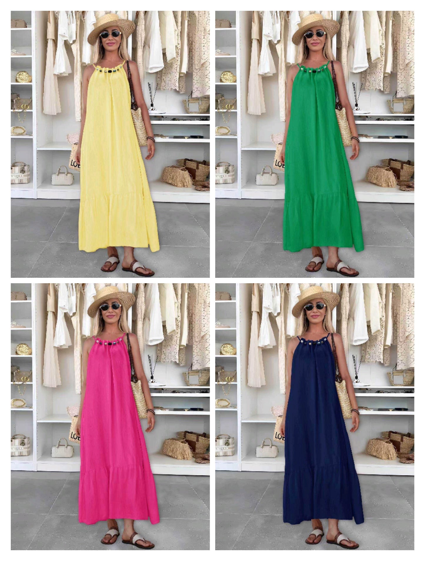 ROBE CAPRI - 4 couleurs - 🌞 Summer Co