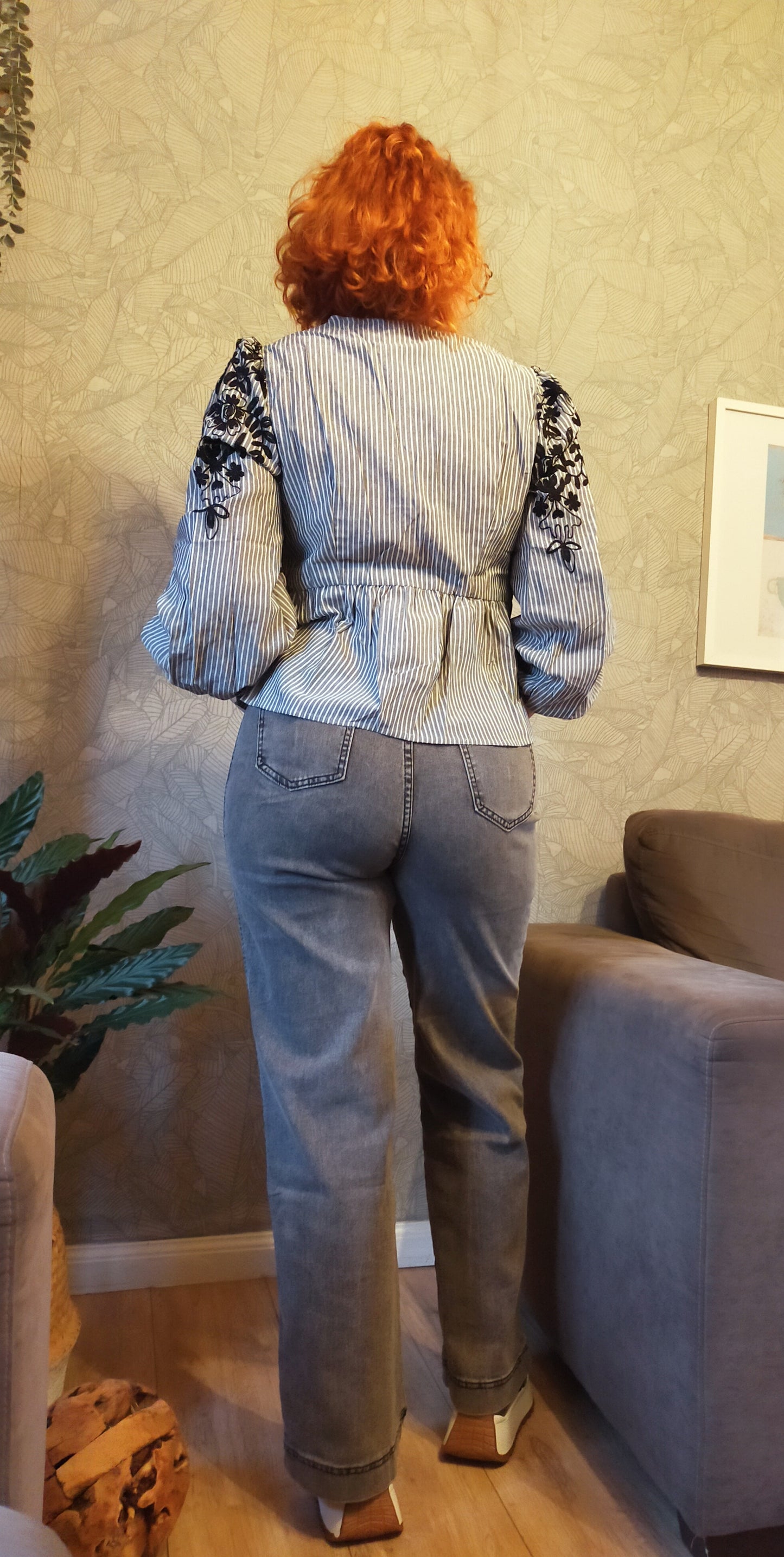 JEANS LONG GRIS