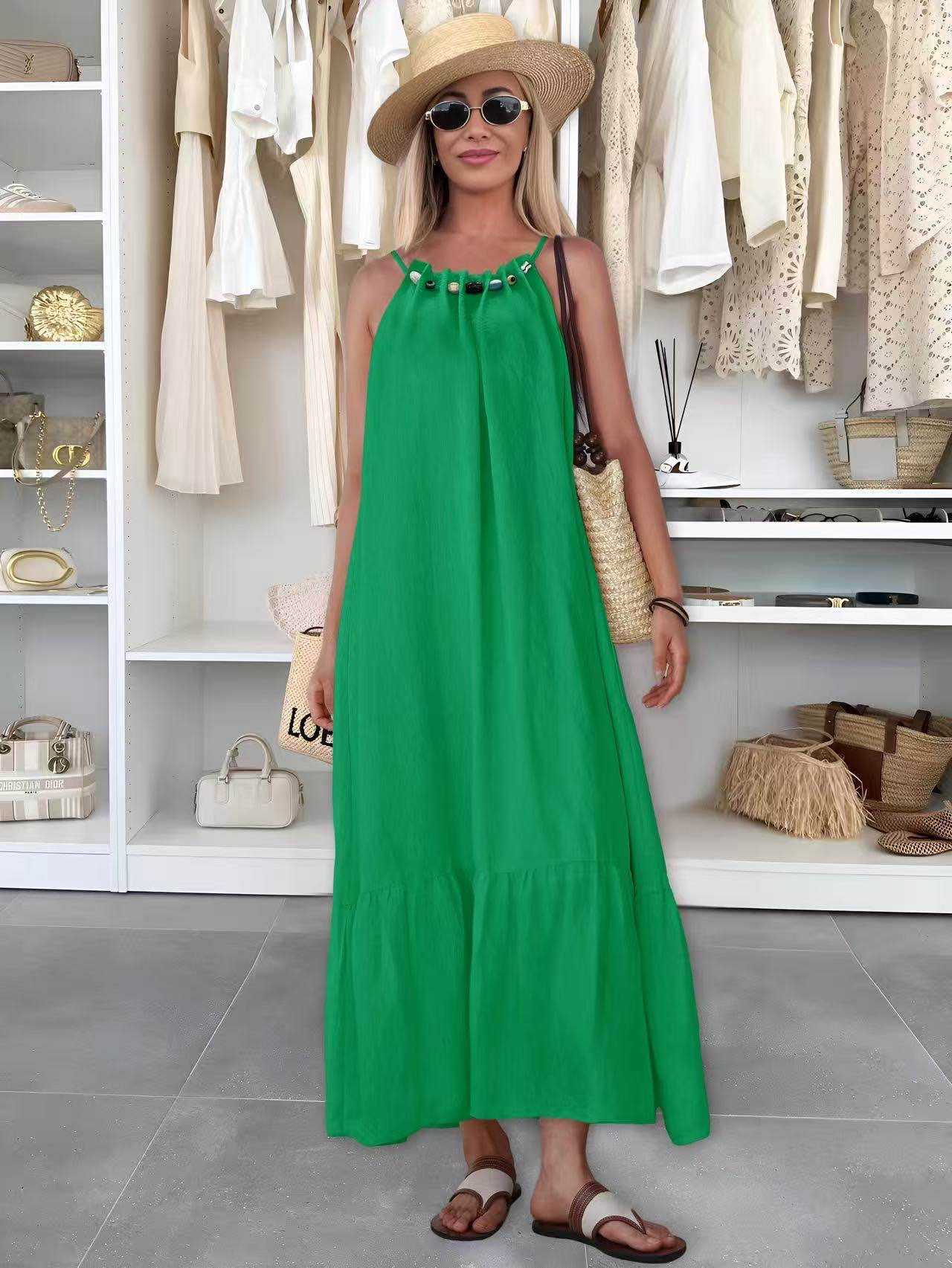ROBE EMY - Vert Gucci