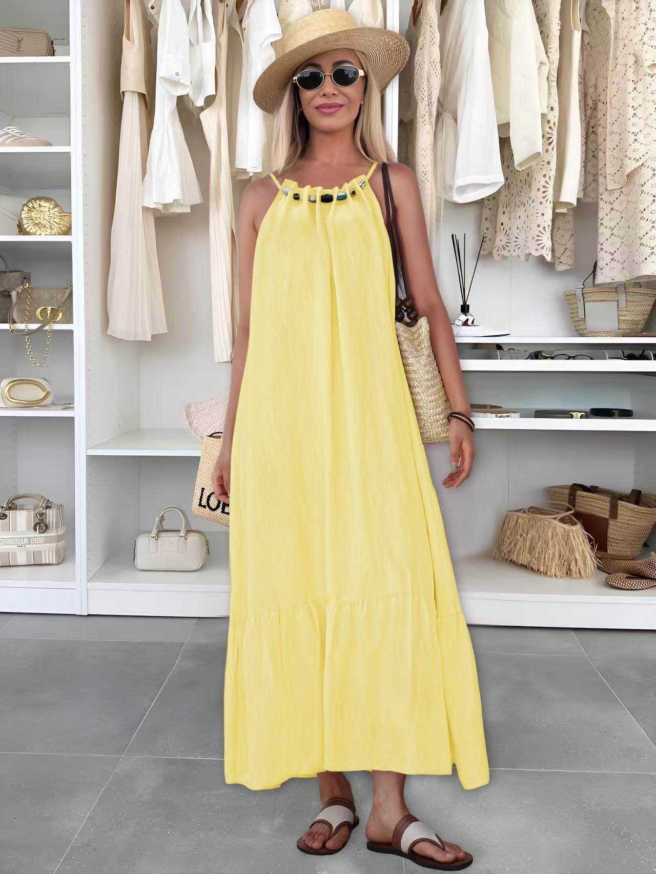 ROBE EMY - Jaune