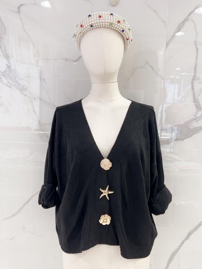 GILET PULL TANIA - Noir