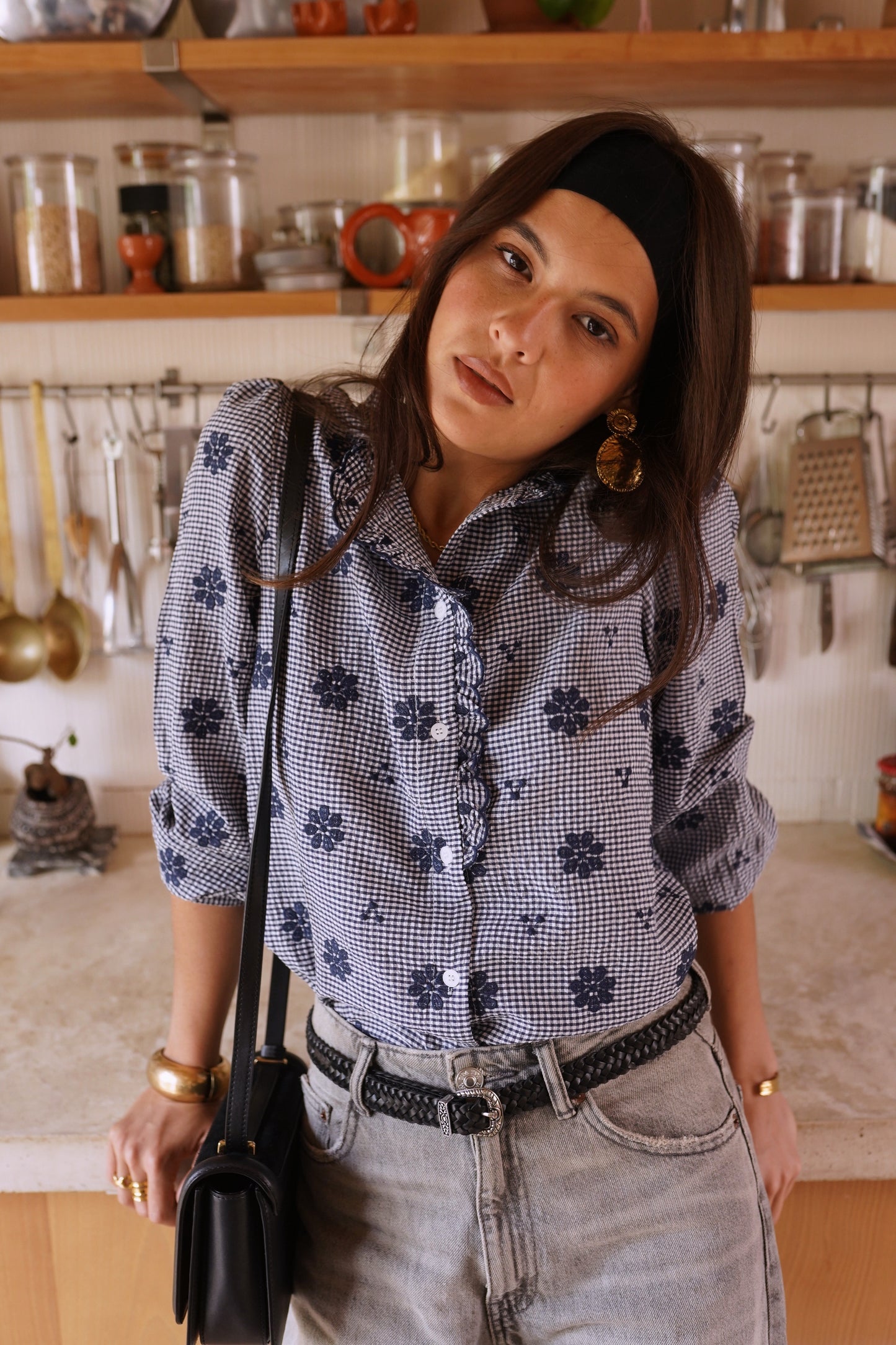 CHEMISIER LORIE - Bleu marine