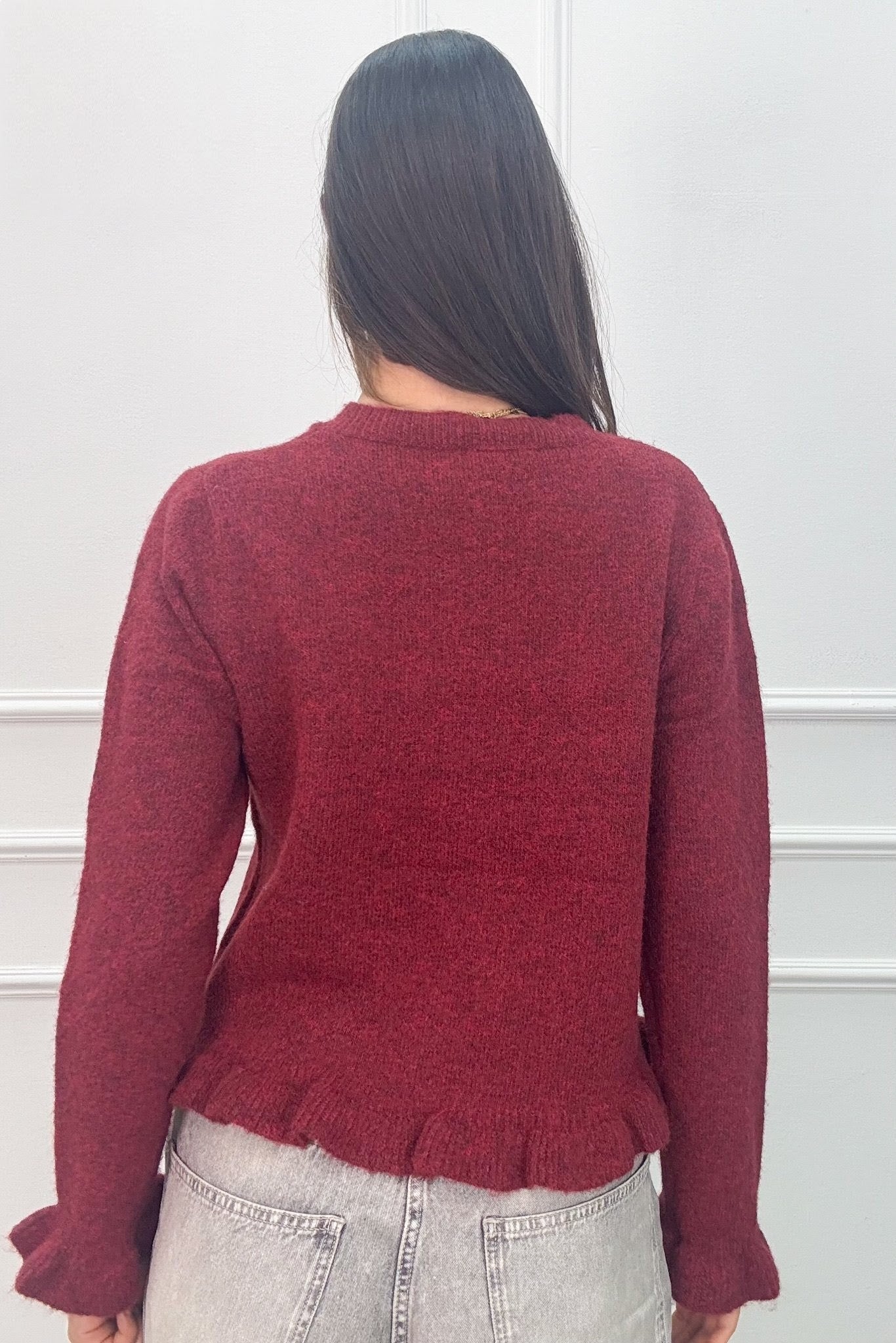 GILET PAULINE- Bordeaux