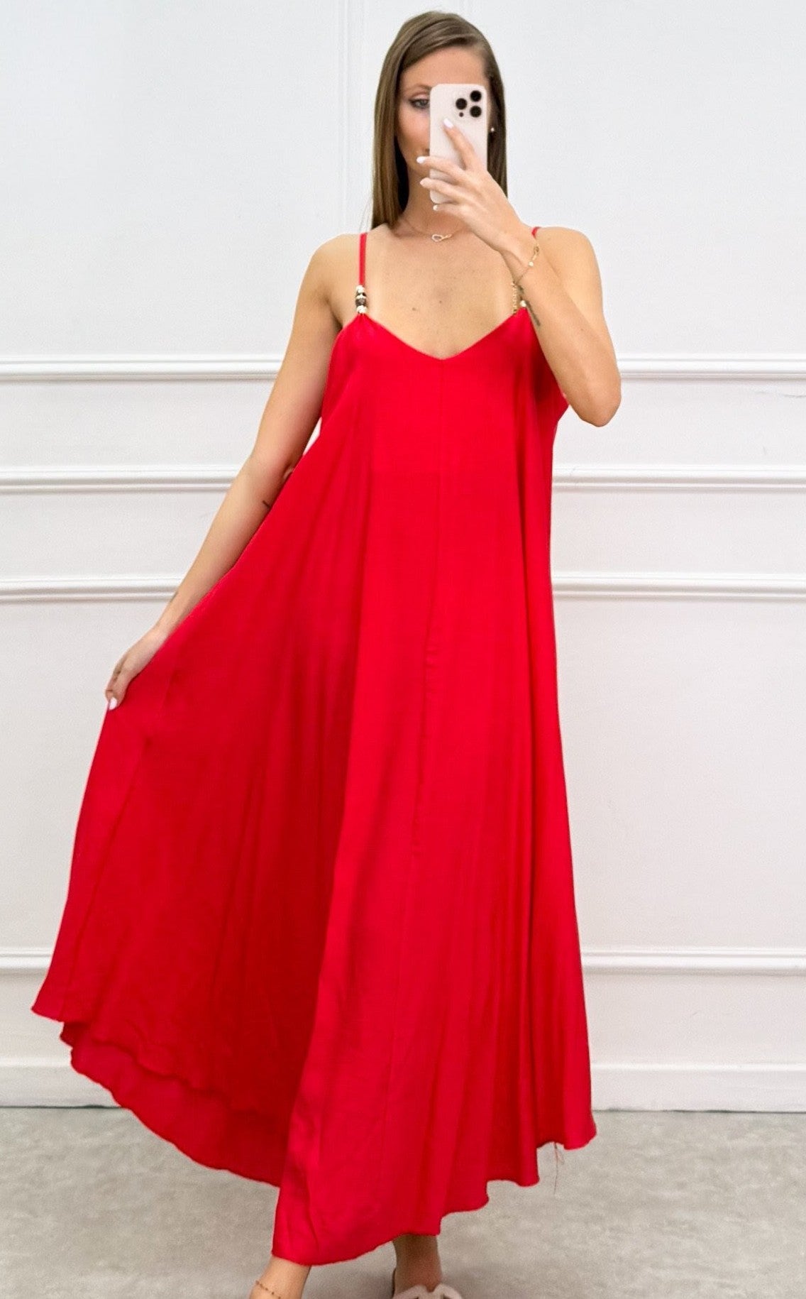 ROBE BELLA -Rouge