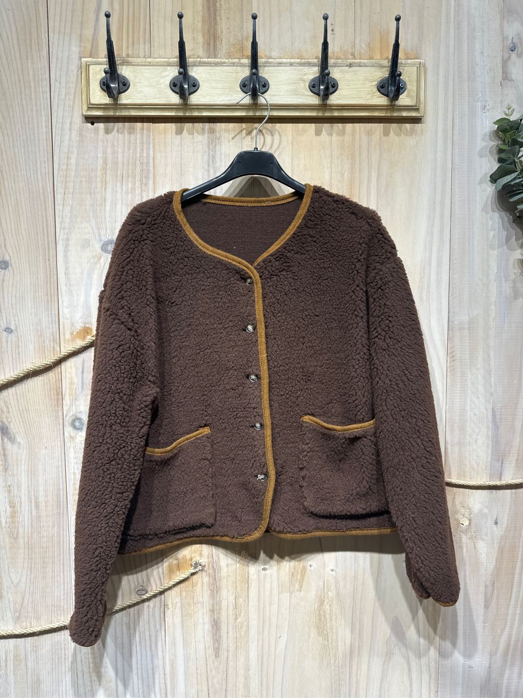 VESTE TEDDY - 3 couleurs