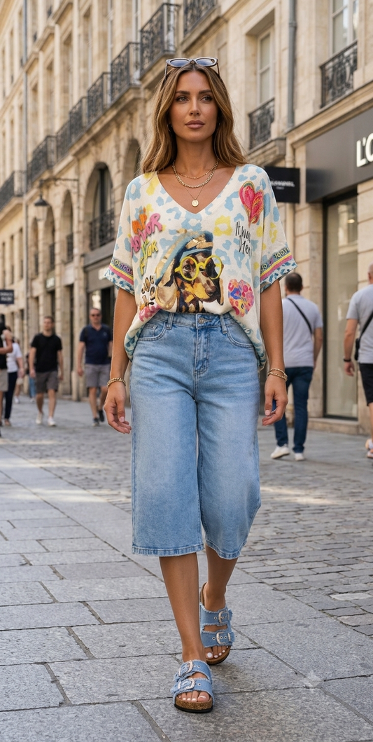 BLOUSE TECKEL Oversize