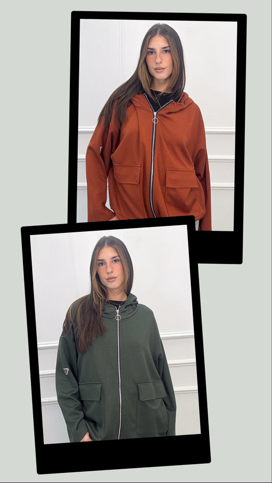 GILET capuche FLO - 2 couleurs