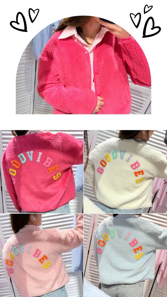 VESTE "Good vibes" - 4 couleurs