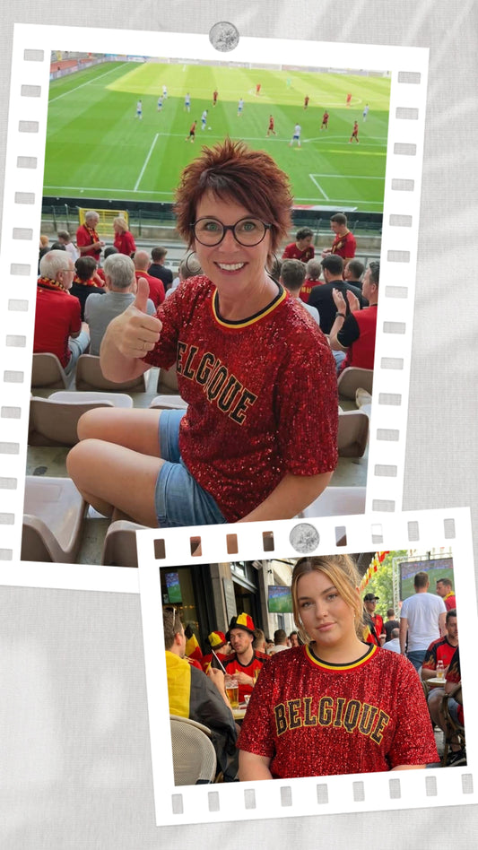T-SHIRT ⚽ BELGIQUE - 2 Tailles