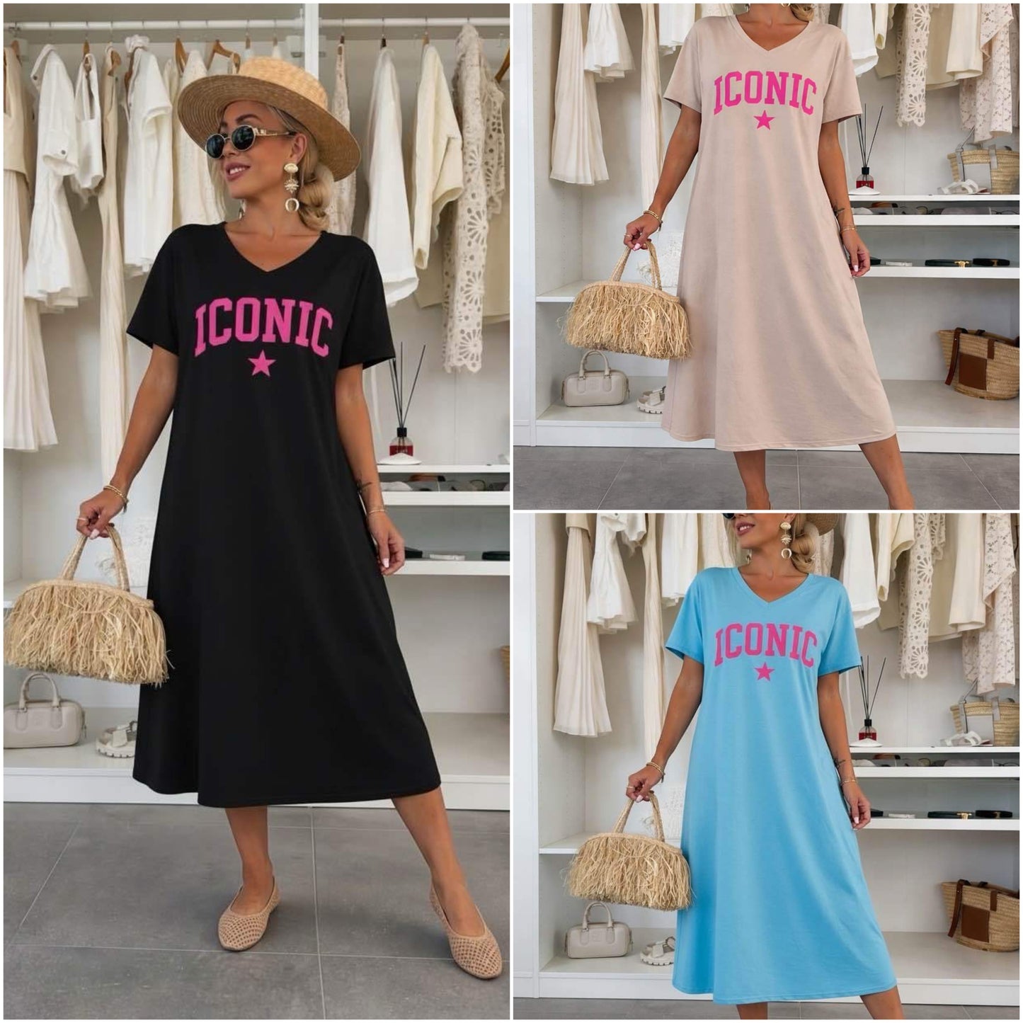 🛑 ROBE "ICONIC" - 3 COULEURS