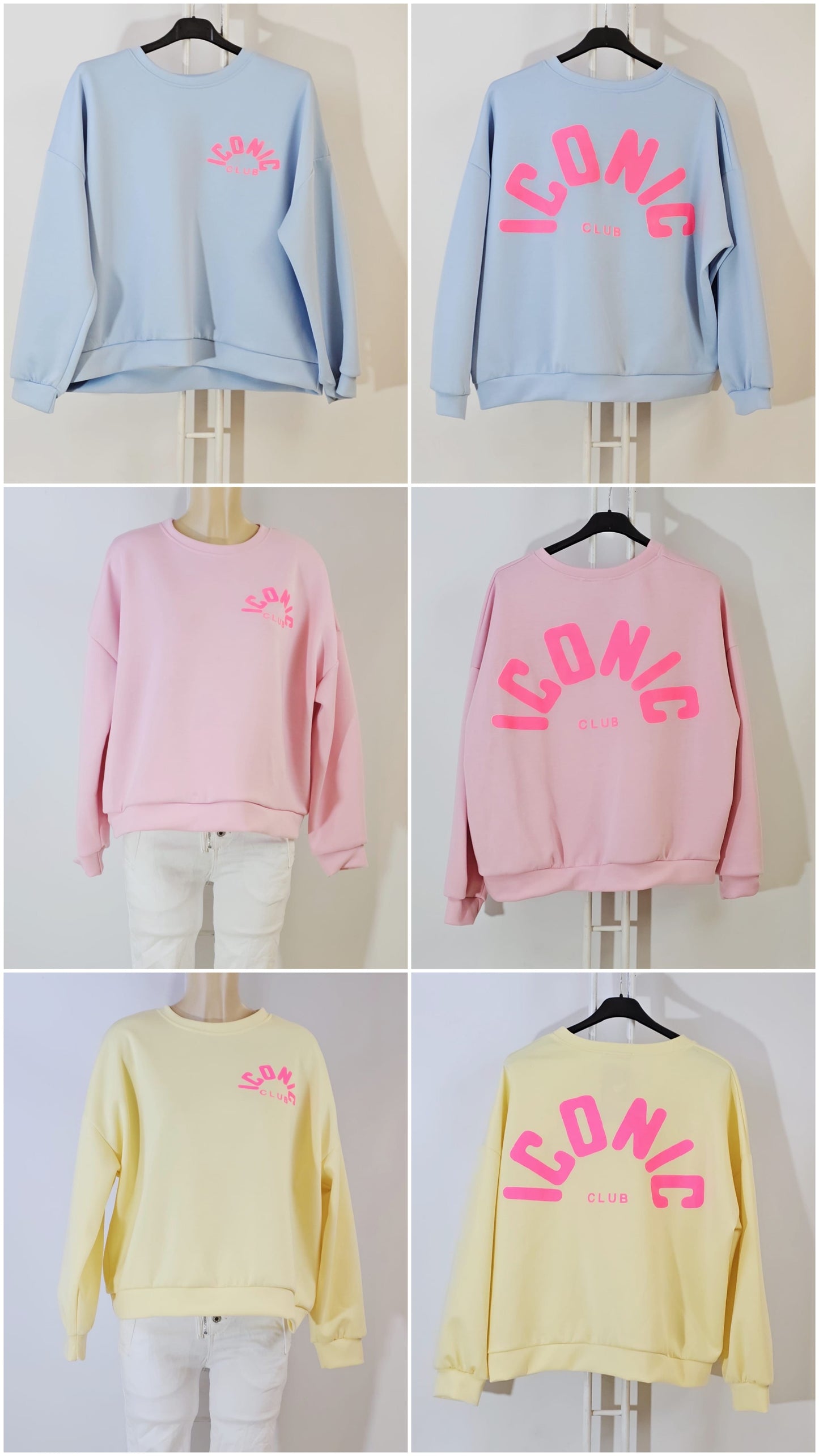 💚 SWEAT ICONIC - 3 couleurs