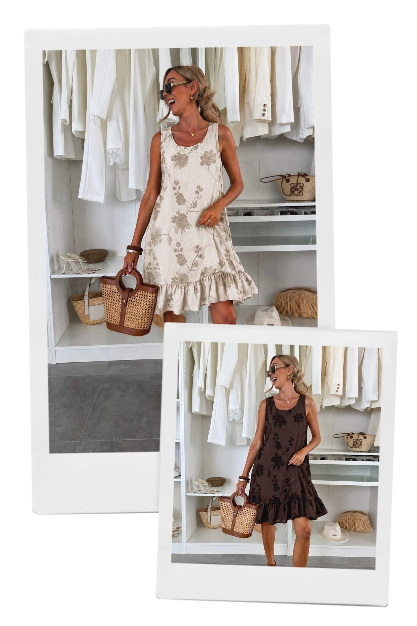 ROBE FLORINE - Chocolat 💥P.Rond