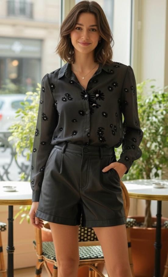 CHEMISIER MANON - Noir