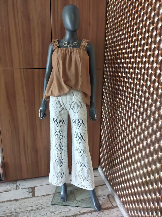 PANTALON CROCHET - 2 Couleurs