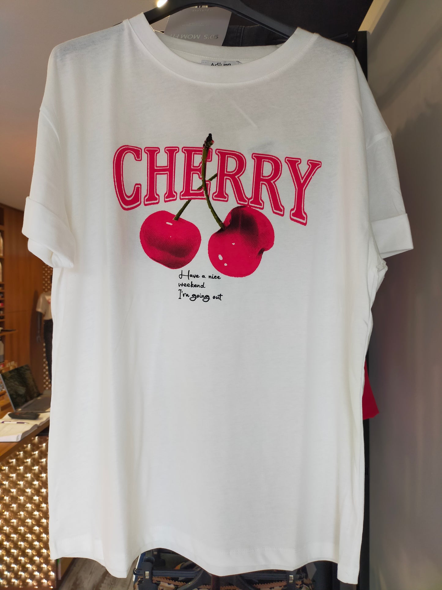 T-SHIRT BLANC 🍒