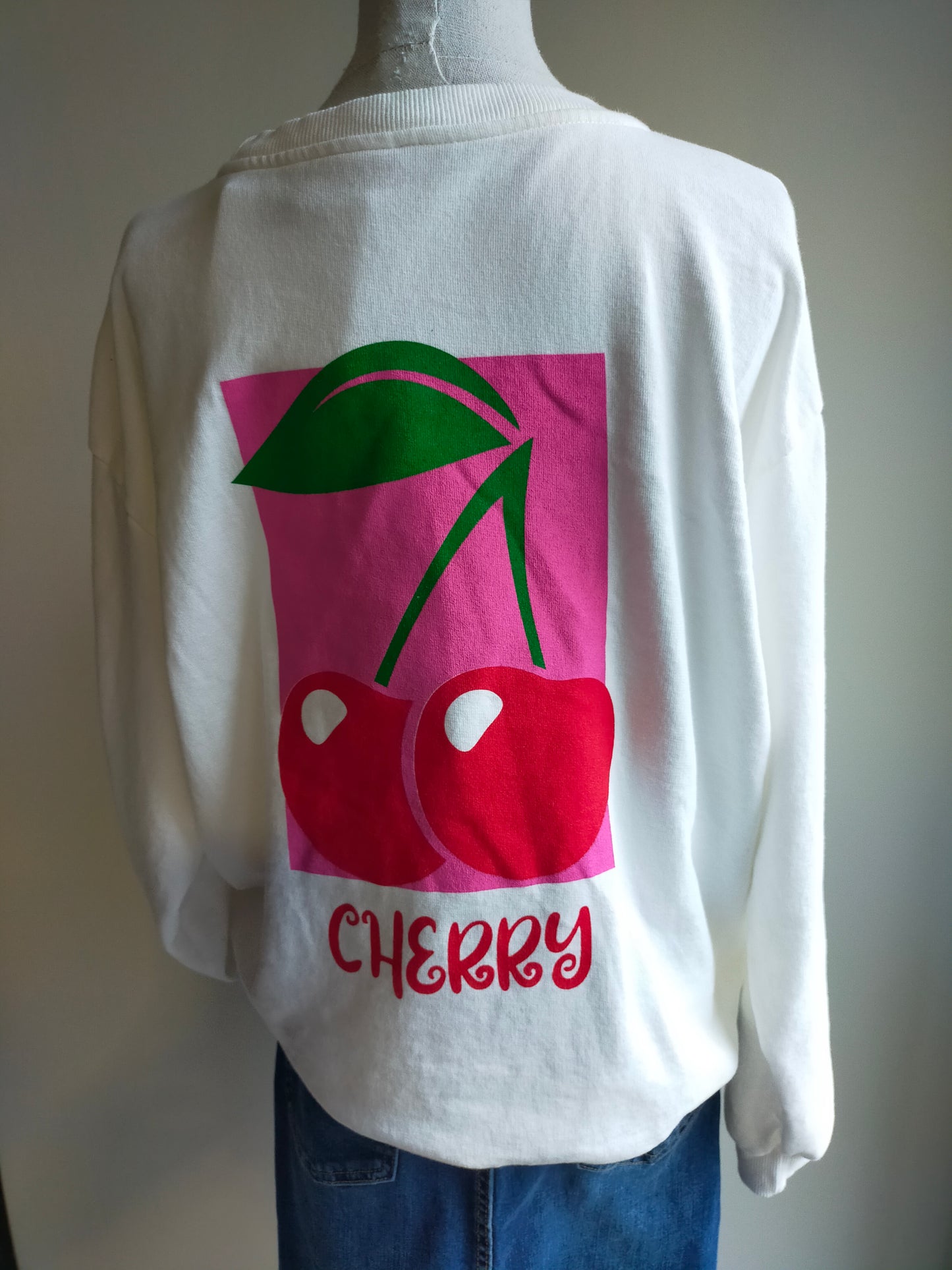 SWEAT BLANC 🍒 CHERRY