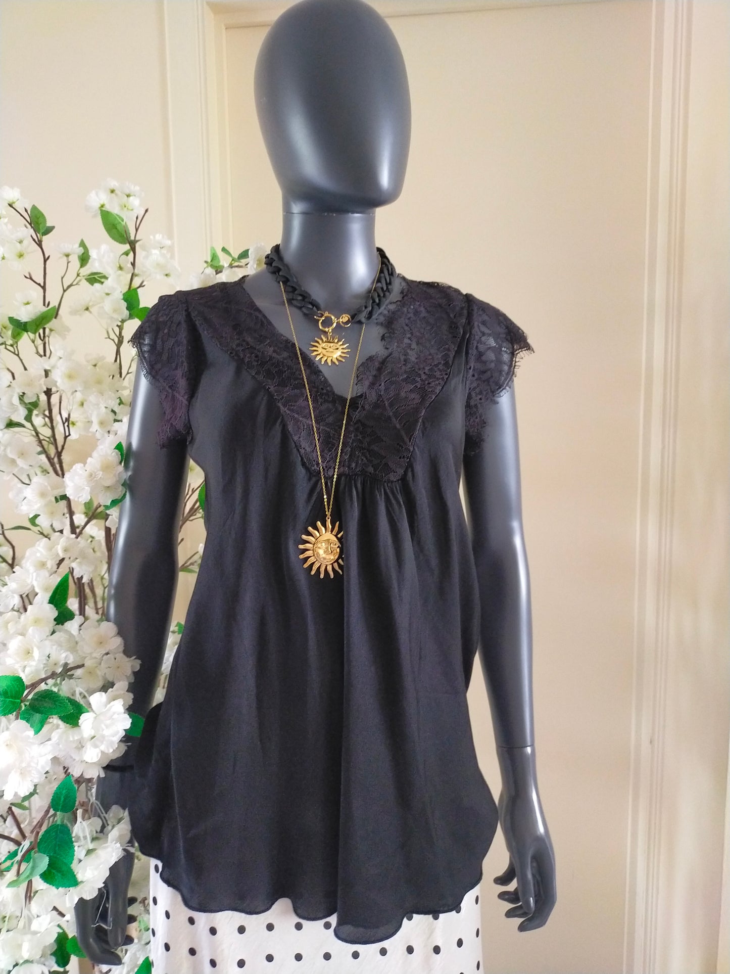 TOP AURORE Noir