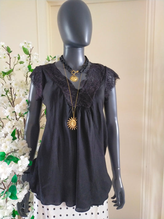 TOP AURORE Noir