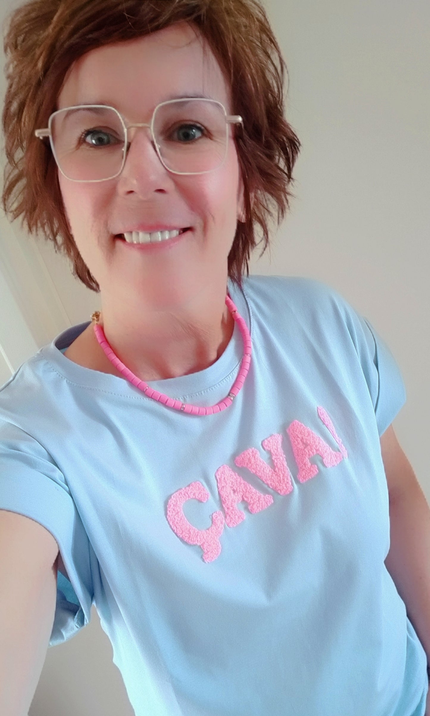 T-SHIRT "ÇA VA!" Bleu