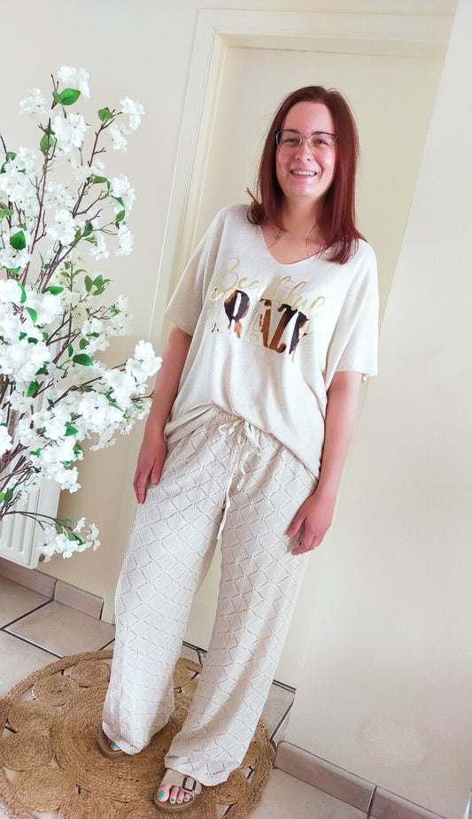 PANTALON LILI - GrT - Beige