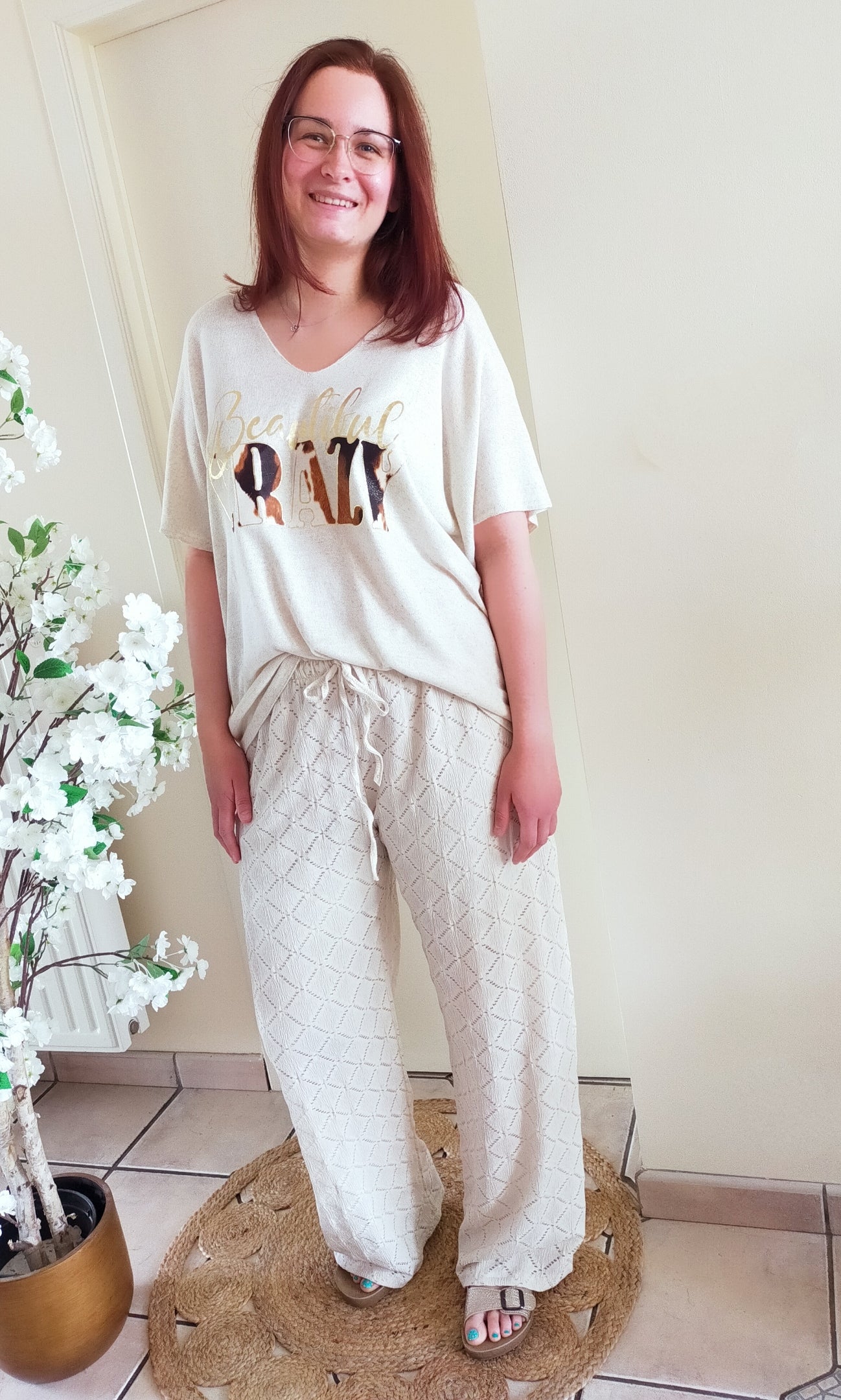 PANTALON LILI - GrT - Beige