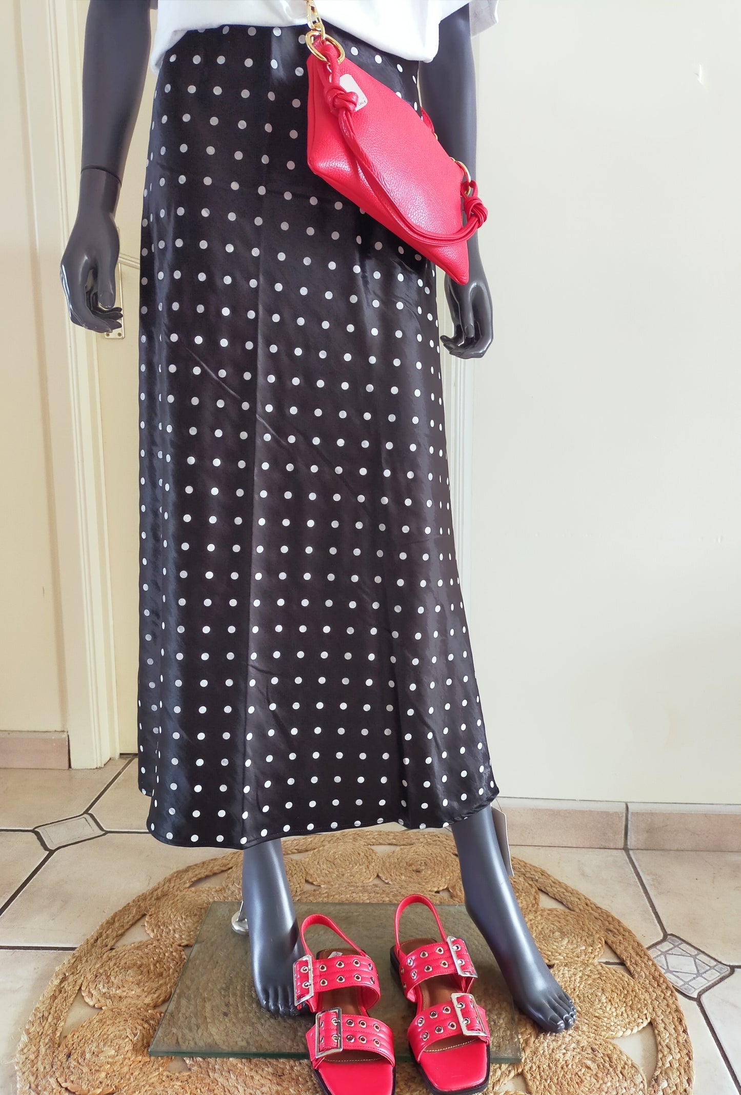 JUPE LOLA Noir & pois
