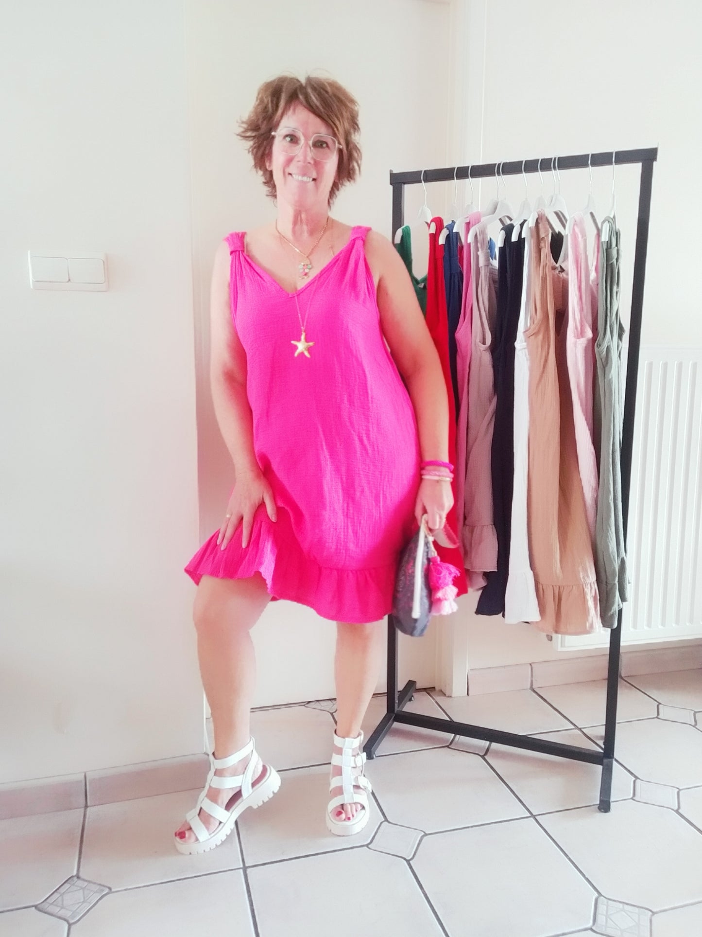 ROBE SOFIA Fuschia