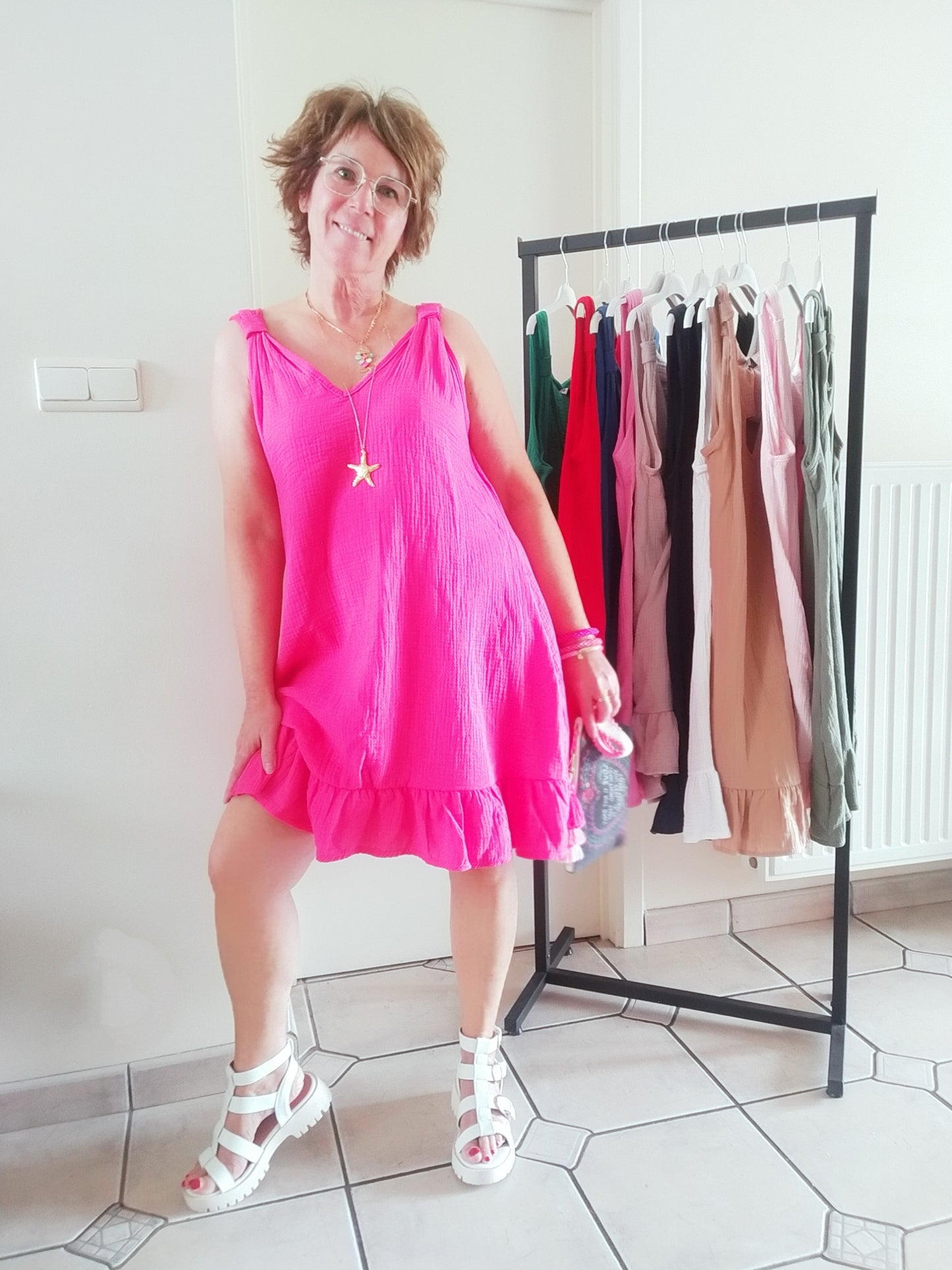 ROBE SOFIA Fuschia