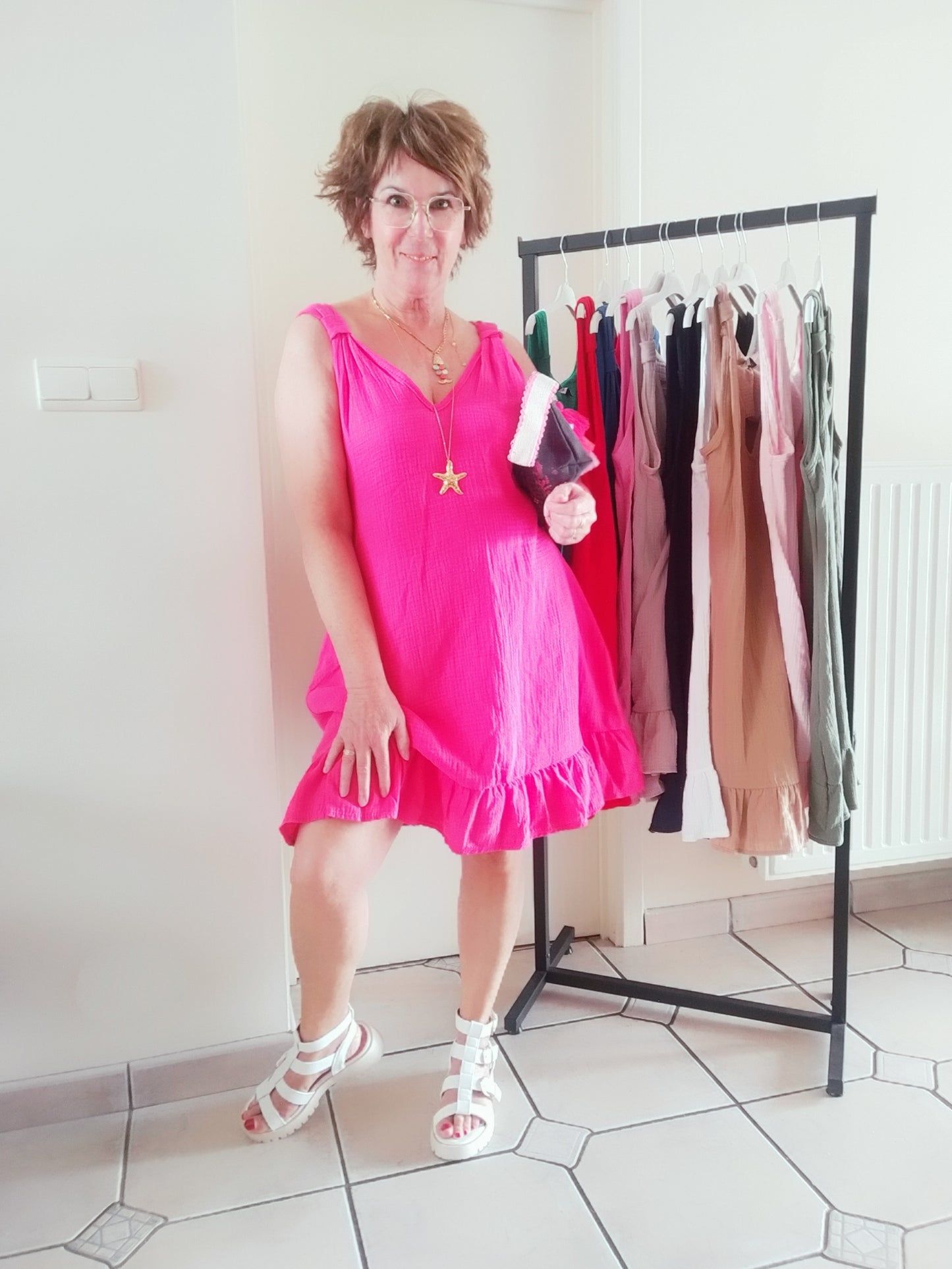 ROBE SOFIA Fuschia