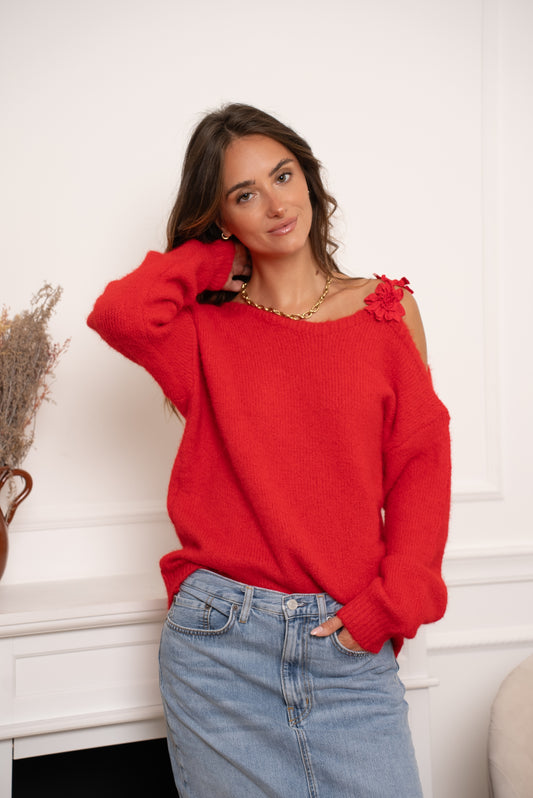 PULL DALIHA ROUGE