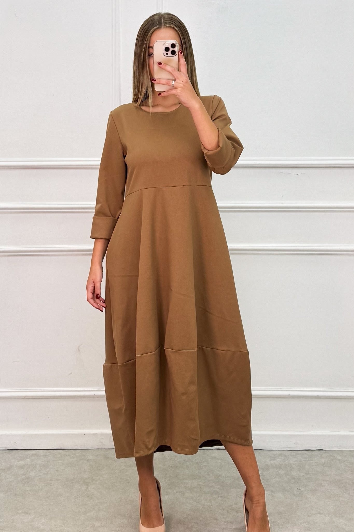 ROBE PACCI - Camel