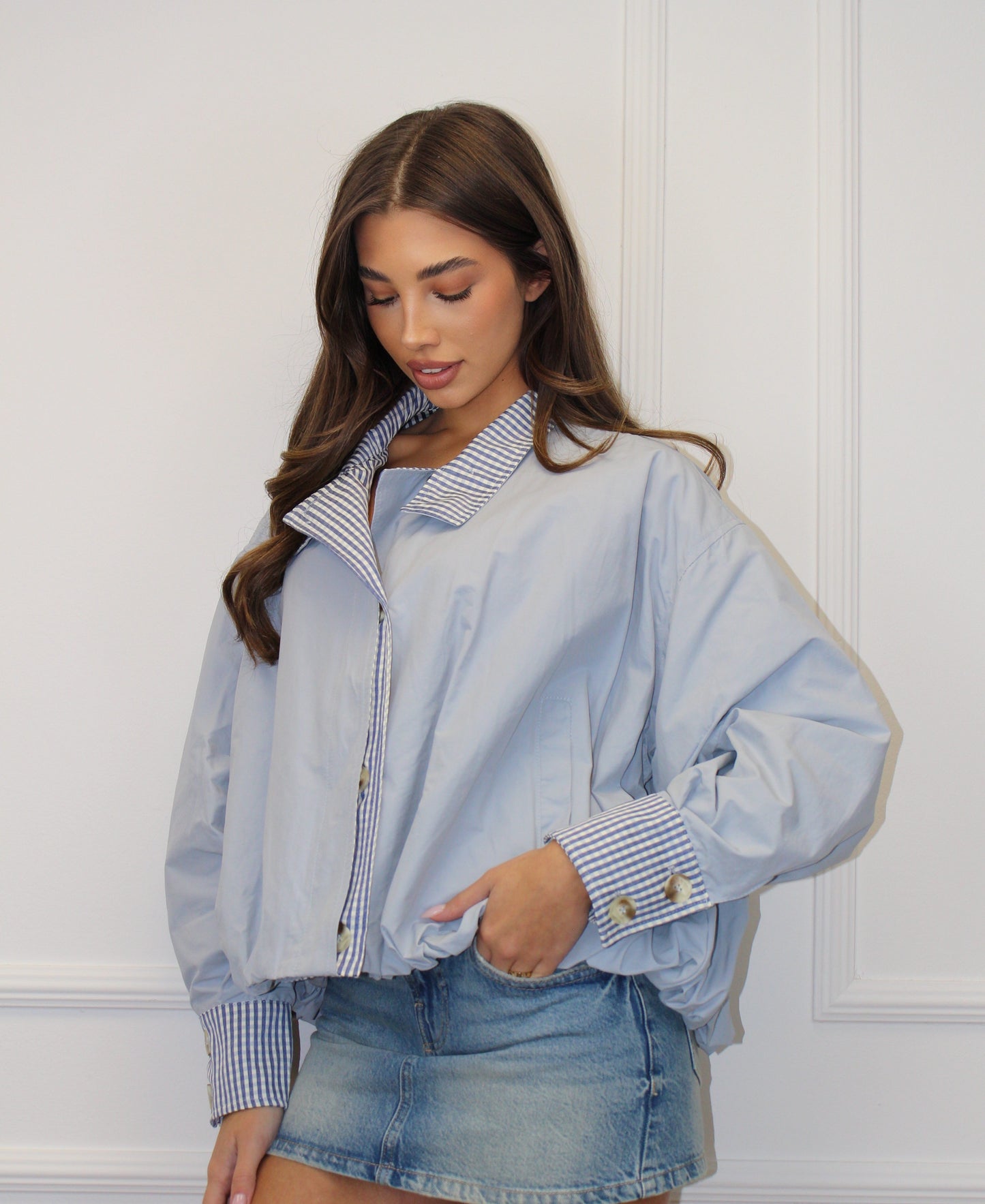 VESTE BARRY - Bleu ciel