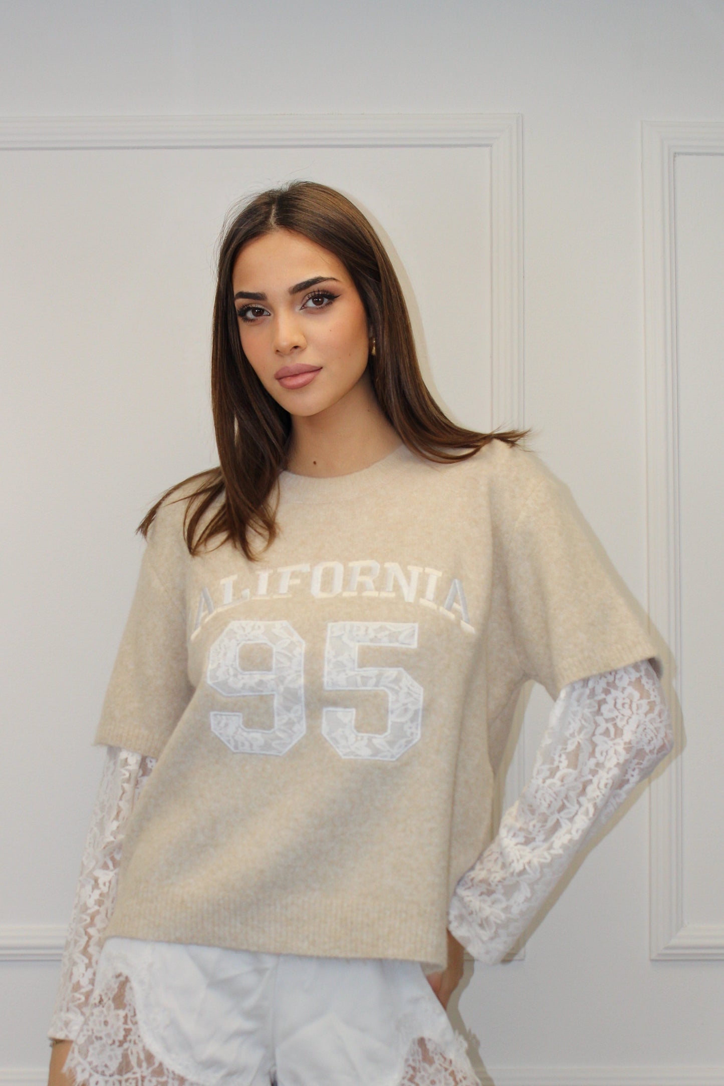 PULL "California 95" - Beige