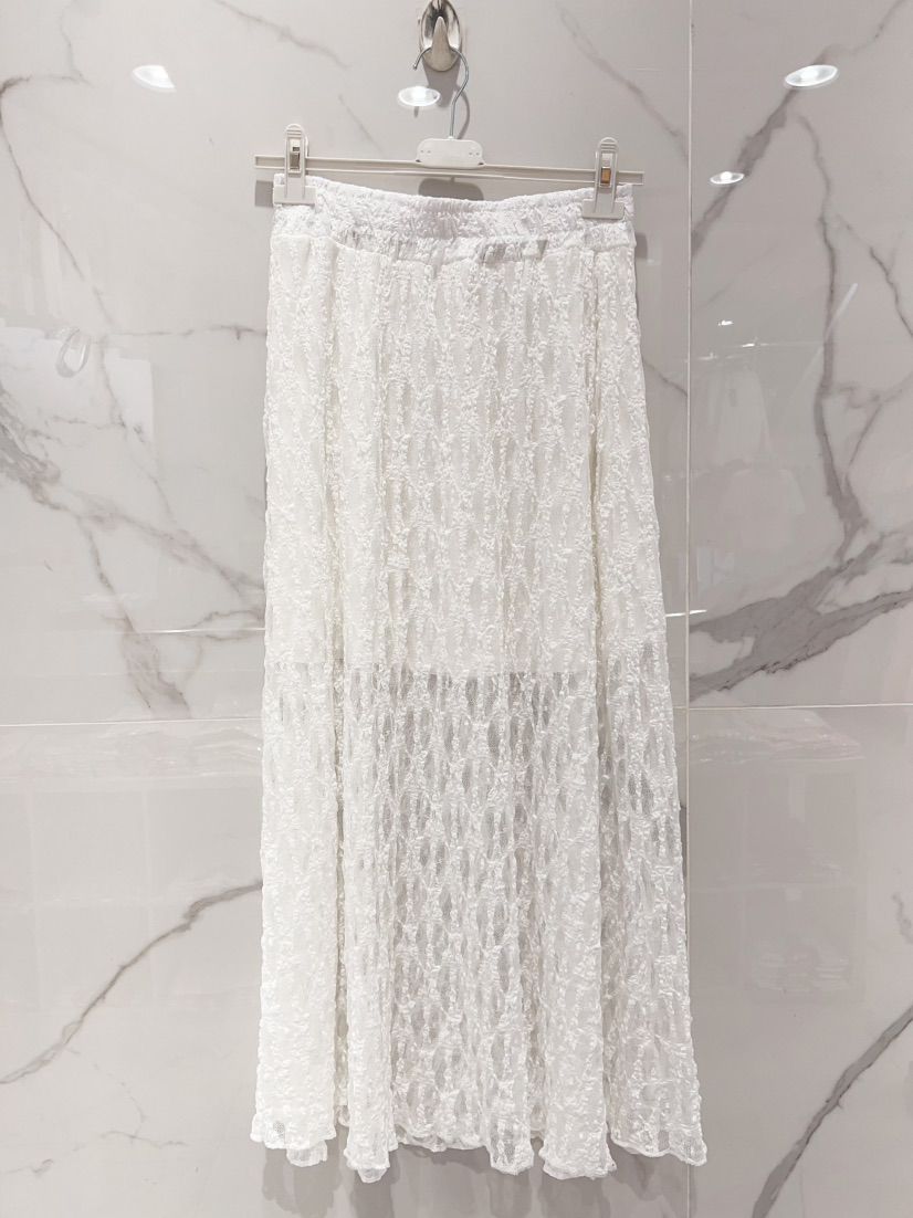 JUPE DENTELLE - Blanche 💥-50%