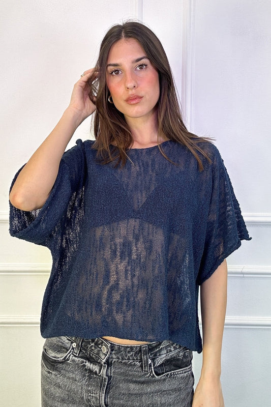PULL MOLLY -Bleu marine