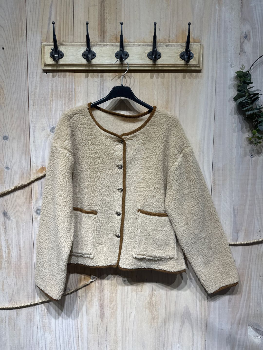 VESTE TEDDY - 3 couleurs