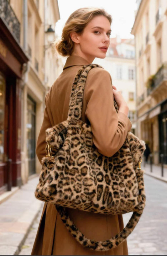 SAC LÉOPARD - Camel